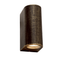 GU10 WALL LUMINAIRE PLASTIC 230V AC RUST IP65 MAX.2X3W LED SL8211GU10R
